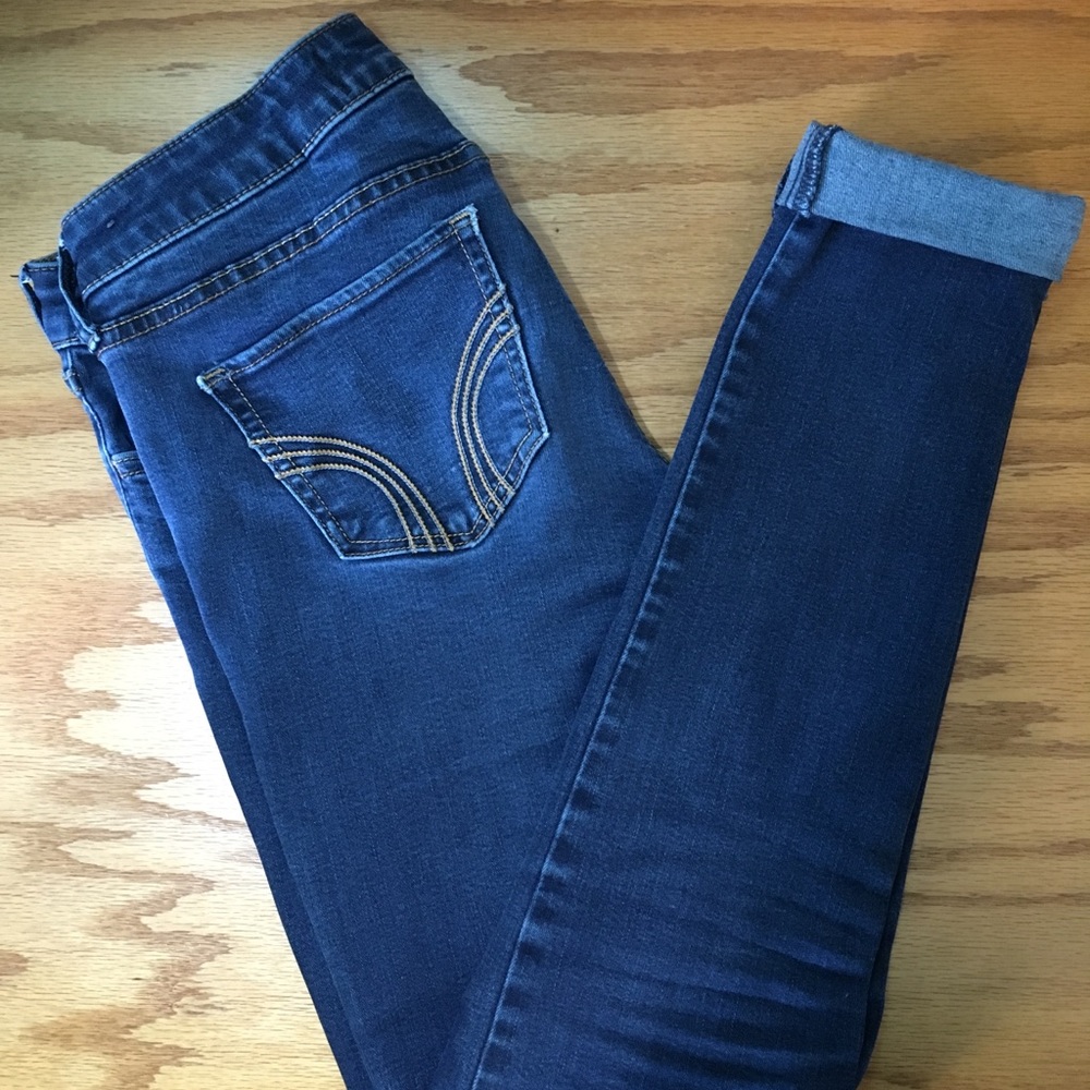 Hollister Low Rise Dark Wash Jeans